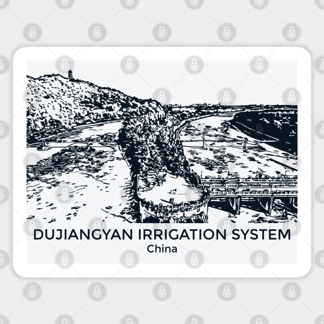 Dujiangyan Irrigation System - China Sticker by Lakeric